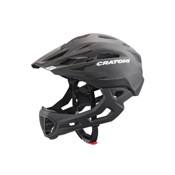 Casco All-Mountain C-Maniac con Mentonera Extraíble - Negro Mate (54-58 cm)