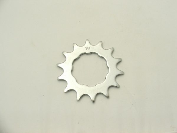 Piñón de Cassette BMX Ancho Estriado J-TECH 14D (3mm, Cadena 1 velocidad)