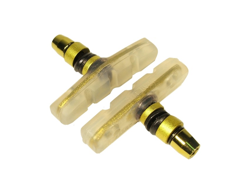 Zapatas de Freno V-Brake MTB Roscadas - Dorado, 60mm