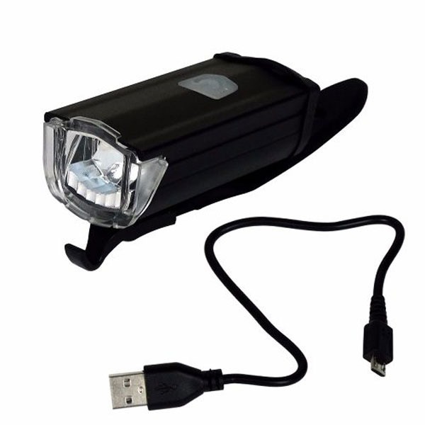 Fanale Anteriore a LED Ricaricabile da 3 W – 3 Modalità