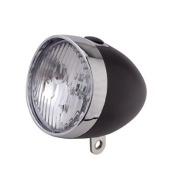 Fanale Anteriore a Batteria – 3 LED, 2 Modalità, Attacco a Morsetto