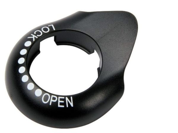 Boční krytka korunky na straně lockoutu pro vidlice Suntour (FEE812-10)