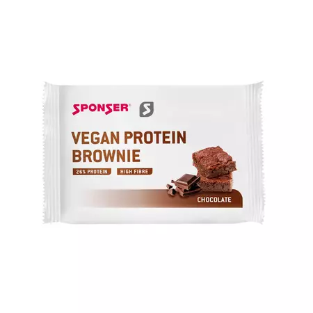 Sponser Vegan Protein Riegel 50g, Brownie