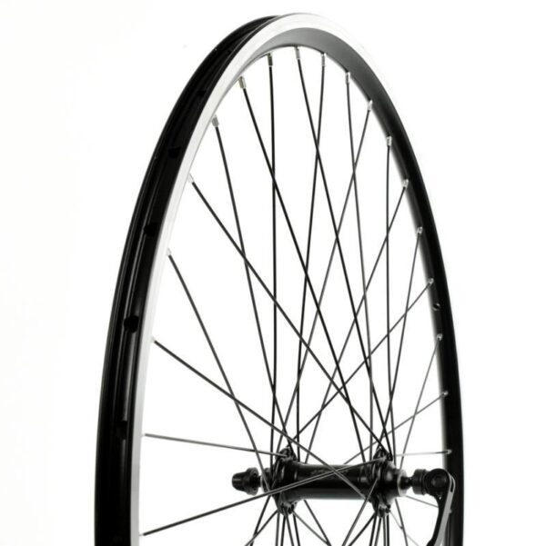 Roue Avant 28" (622) - Double Paroi - Noir - Roulement Industriel 22mm