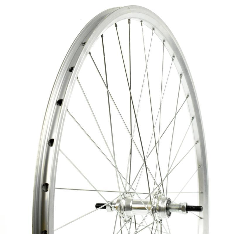 Rueda 28" 622 H. DF. llanta de aleación buje de aleación plata industrial