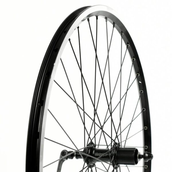 Rueda 28" 622 H. DF. cassette negro industrial remachado