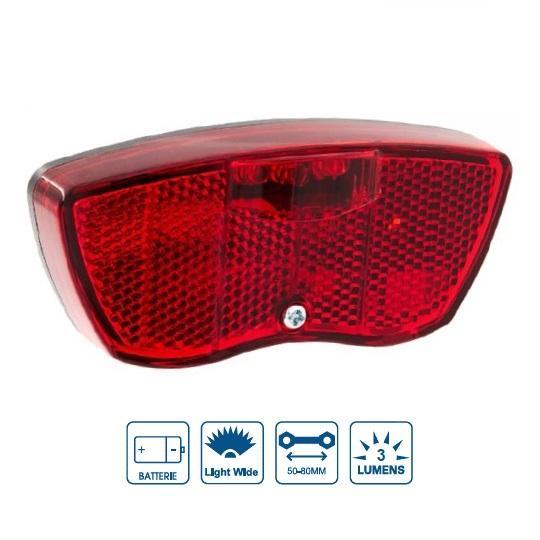 Tagatuli VeloGo 3 LED Reflektoriga Pakiraamile