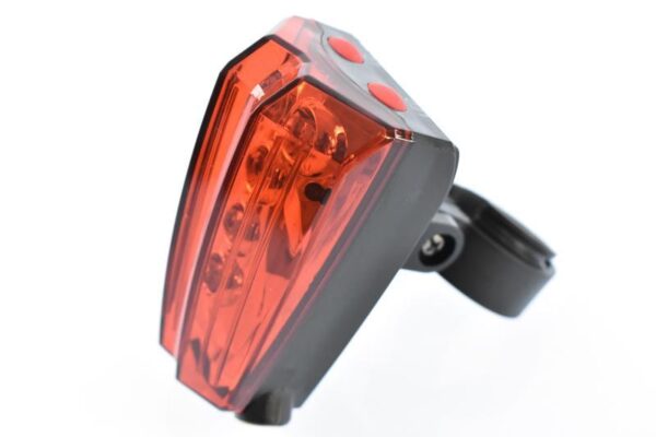 Intermitente trasero 5 led rojo + indicador de anchura láser
