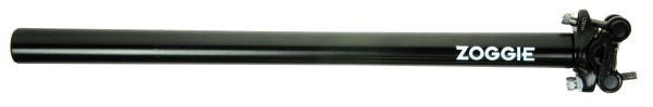 Zoggie Zwei-Schrauben-Sattelstütze [Schwarz, 26.4 mm, 400 mm]