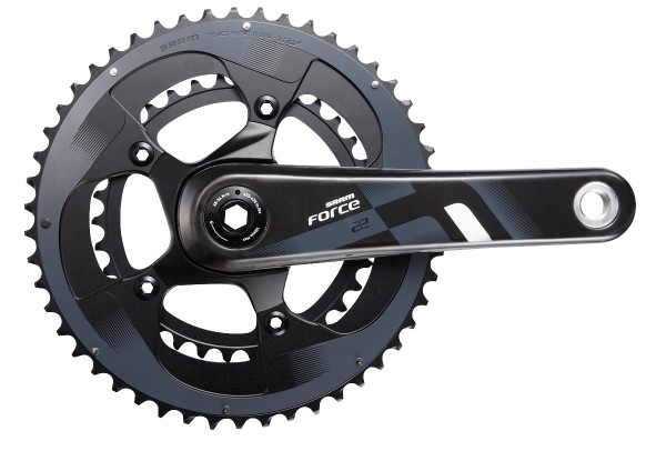 Pédalier Route Intégré Sram Force 22 GXP sans Boîtier de Pédalier [noir, 50/34, 172.5 mm]