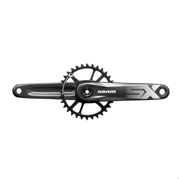 Juego de Bielas MTB Integrado Sram SX Eagle DUB sin Eje de Pedalier [negro-plata, 32, 175 mm]