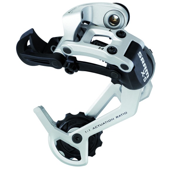 Sram X5 9s MTB tagumine käiguvahetaja [Hõbedane, Keskmine]
