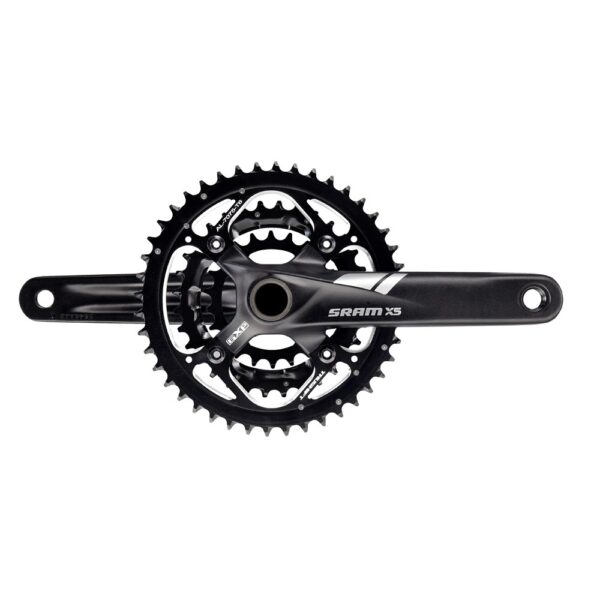 Pédalier VTT intégré Sram X5 GXP 9 vitesses avec boîtier de pédalier [noir, 44/32/22]