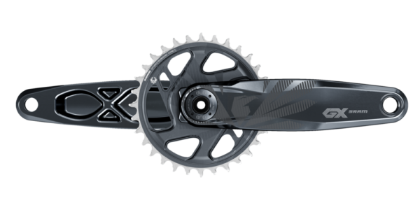 Sram GX Eagle DUB Integrierte MTB-Kurbelgarnitur ohne Innenlager [Grau, 32, 175 mm]