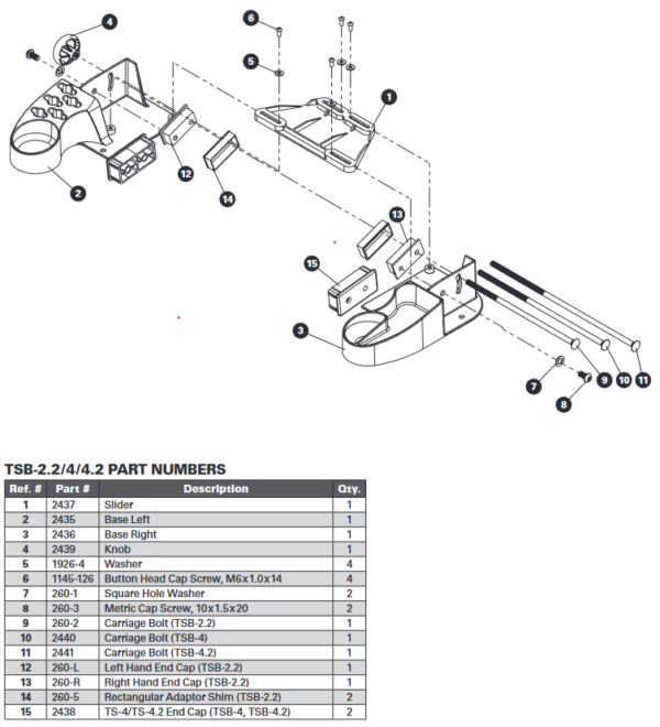 Park Tool TSB-2.2 vasakpoolne otsakork
