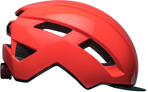 Bell Daily LED jalgrattakiiver [punane, M/L (54–61 cm)]