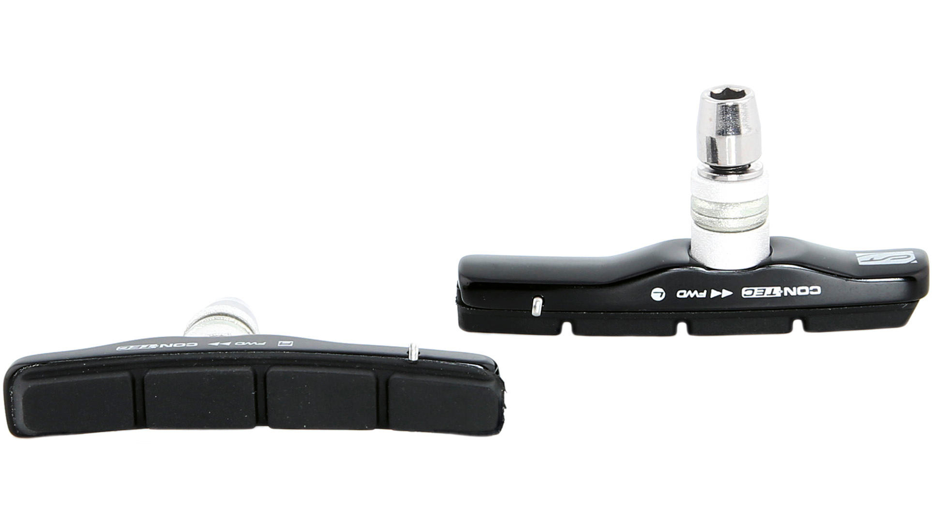 Zapata de Freno Hexagonal Contec V-Stop para V-Brakes Negro