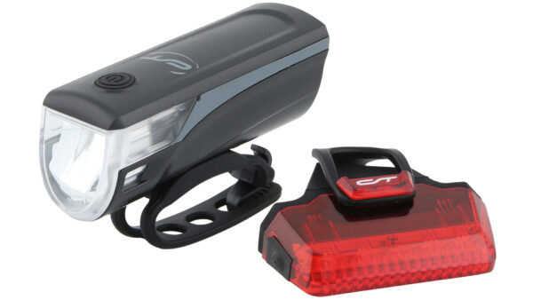 USB polnilna sprednja in zadnja svetilka Contec Speed-LED [zelena]