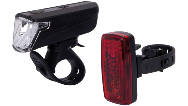 Juego de Luces Delantera + Trasera a Pilas Finas Contec LS-247