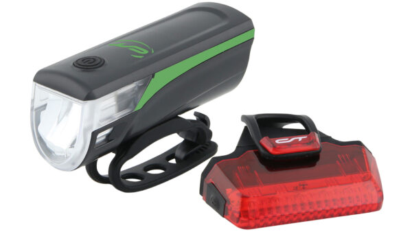 Contec Speed-LED Batteri Fram+Baklampa [Grön]