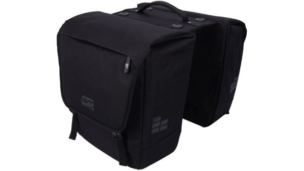 Alforja doble para portaequipajes Contec Via.Tour RT [negra]