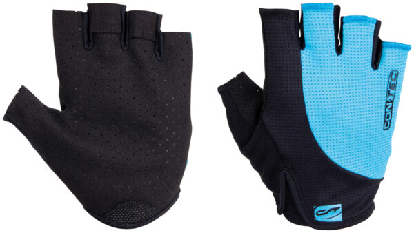 Contec Tripster Zomer Fietshandschoenen Kort [Zwart-Blauw, M]
