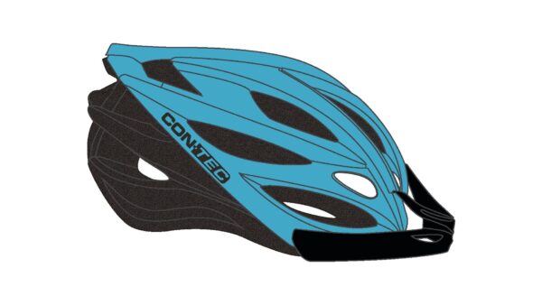 Casque de vélo pour enfants Contec Jimmycane [bleu ciel mat - noir, 56-58 cm (M)]