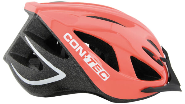 Casque de vélo pour enfants Contec Jimmycane.25 [néo-rouge - noir, 51-54 cm (S)]