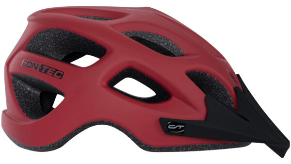 Casque de Vélo Contec Rok [rouge mat / noir, M (55-59cm)]