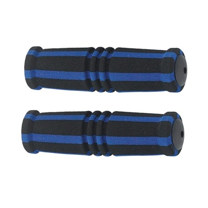 Manopole a Strisce in EVA, Blu-Nero