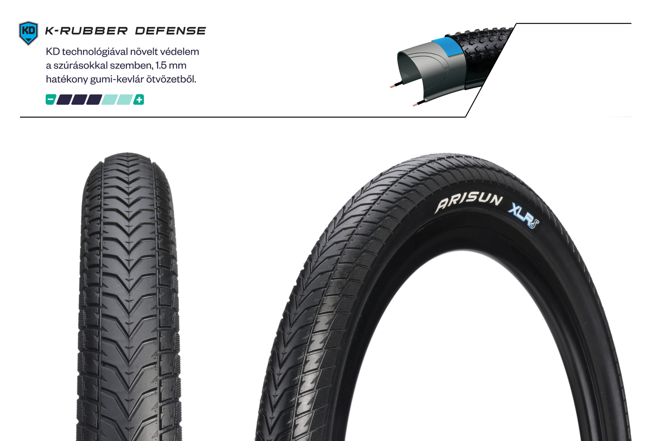 Pneu 700x35C Arisun XLR8 KD – Image 2