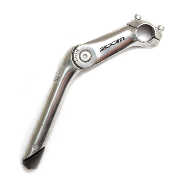 Potencia de Aluminio Ajustable, 25.4mm, Cromada, con Tapón de Manillar