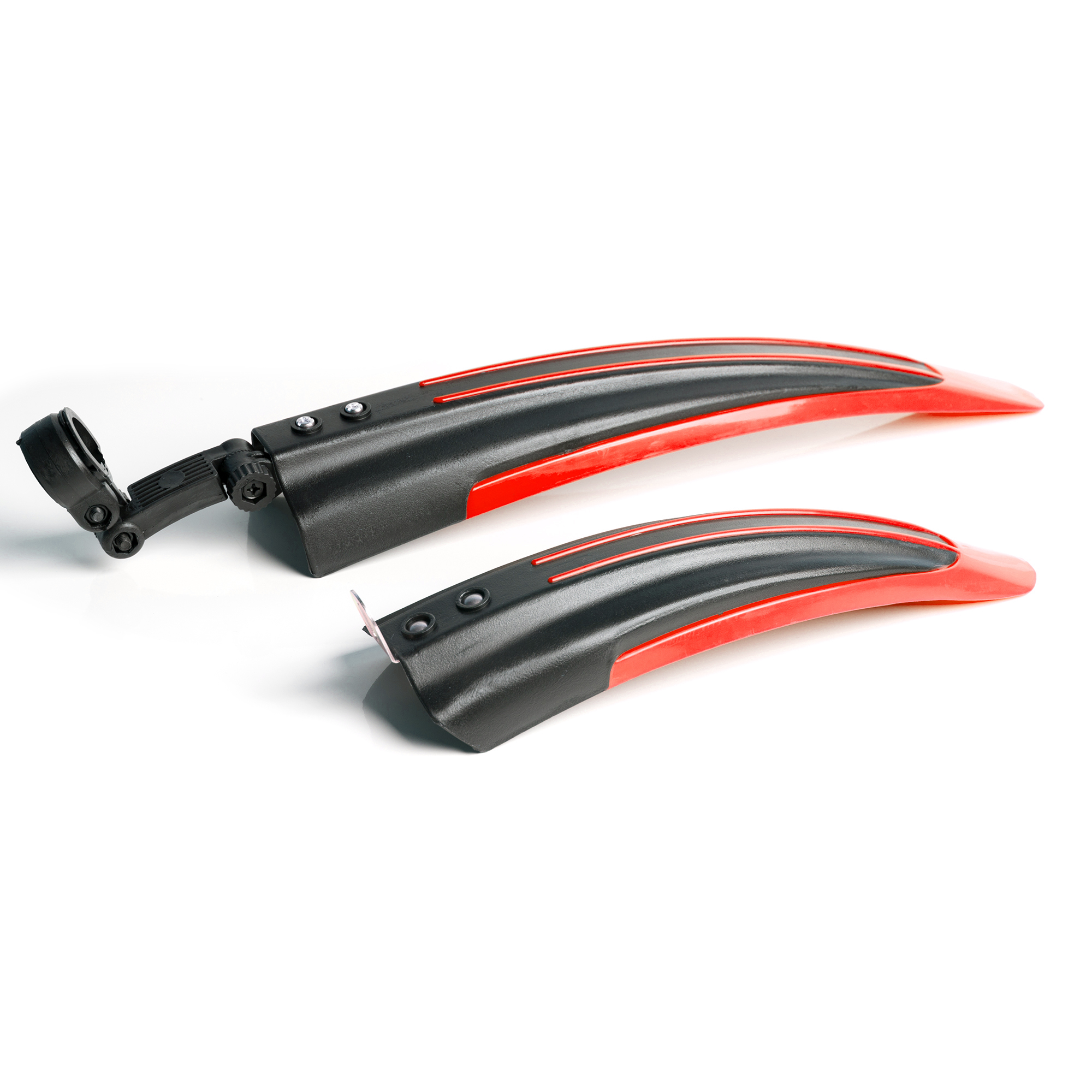 Guardabarros de Plástico para Cuadro con Suspensión, Rojo