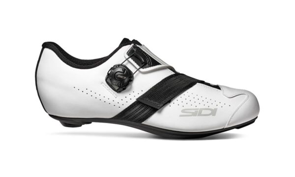 Zapatillas de Ciclismo de Carretera SIDI Prima [Blanco-Negro, 41]