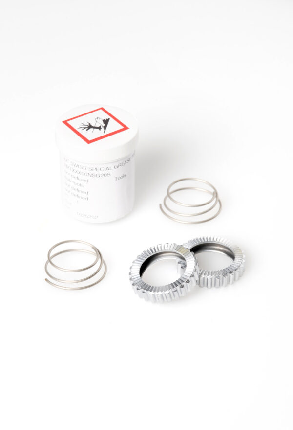 Kit Roue Dentée 24 Dents DT Swiss Ratchet System (2 Roues + Ressort + Graisse)