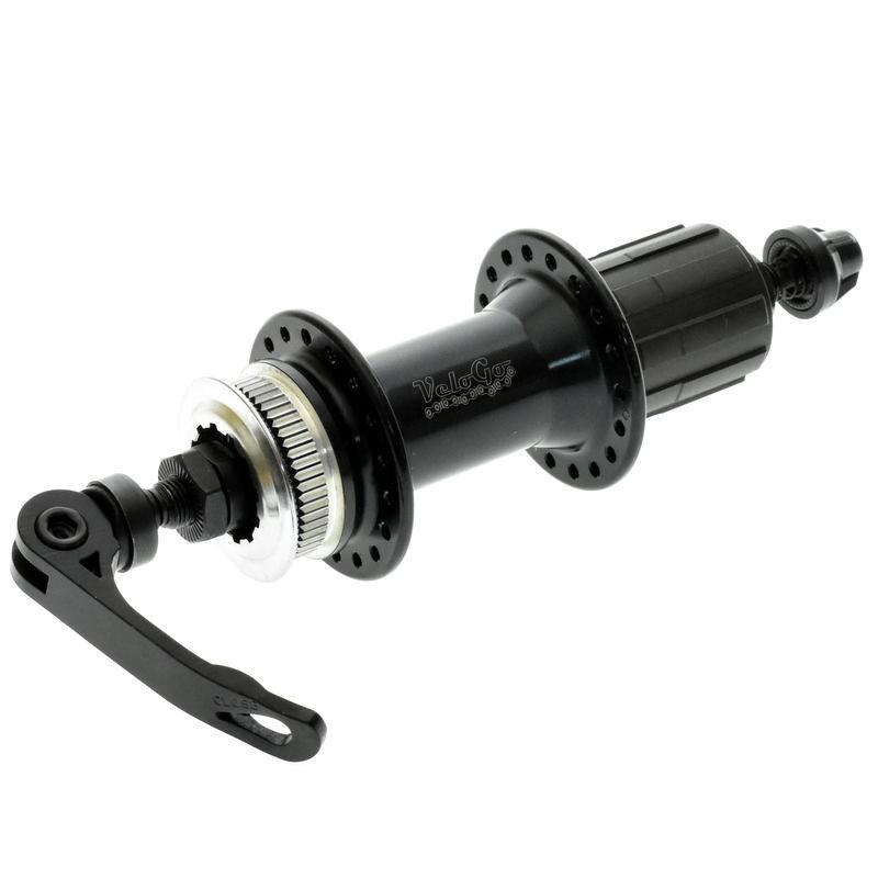 Buje Trasero de Aluminio VeloGo Cassette 8/9/10V Disco Center QR SB