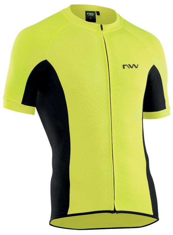 Maglia da Ciclismo a Maniche Corte Northwave FORCE 2 - Giallo Fluo - Taglia XXL