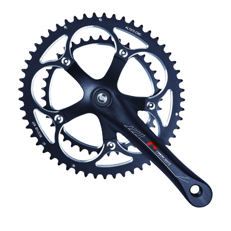 Juego de Bielas de Aluminio 39-53D 170mm 3/32 Neco Racing con Cubrecadena