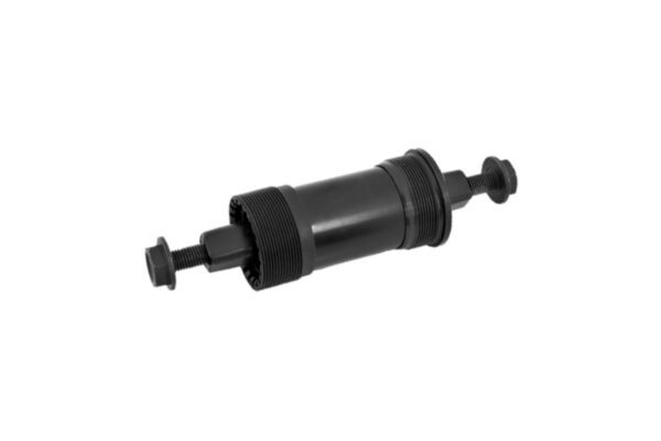 Eje de pedalier de acero First Components F-2001E 107mm - Plata
