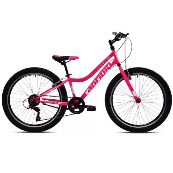 Vélo Enfant Capriolo Diavolo 400 24" Rose-Violet (Modèle 2025)