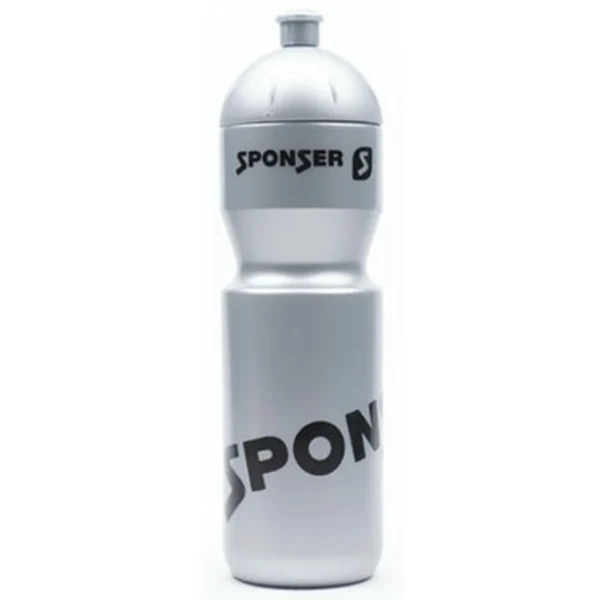 Sponser Bidon 500ml - Zilver/Zwart BPA-Vrij