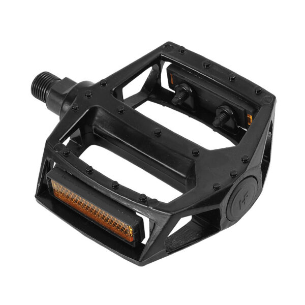 MVTek BMX/FREESTYLE alumiiniumpedaal, 9/16, must