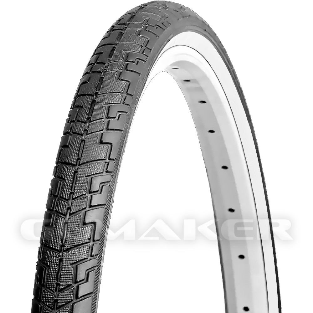 Neumático de bicicleta Vee Rubber VRB159 - Negro/Blanco, 26x1.75 (47-559)