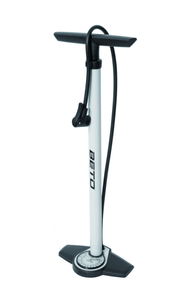 Beto VÄRVILINE jalgpump koos ekraaniga, valge, ø34x660mm, max.160psi/11bar