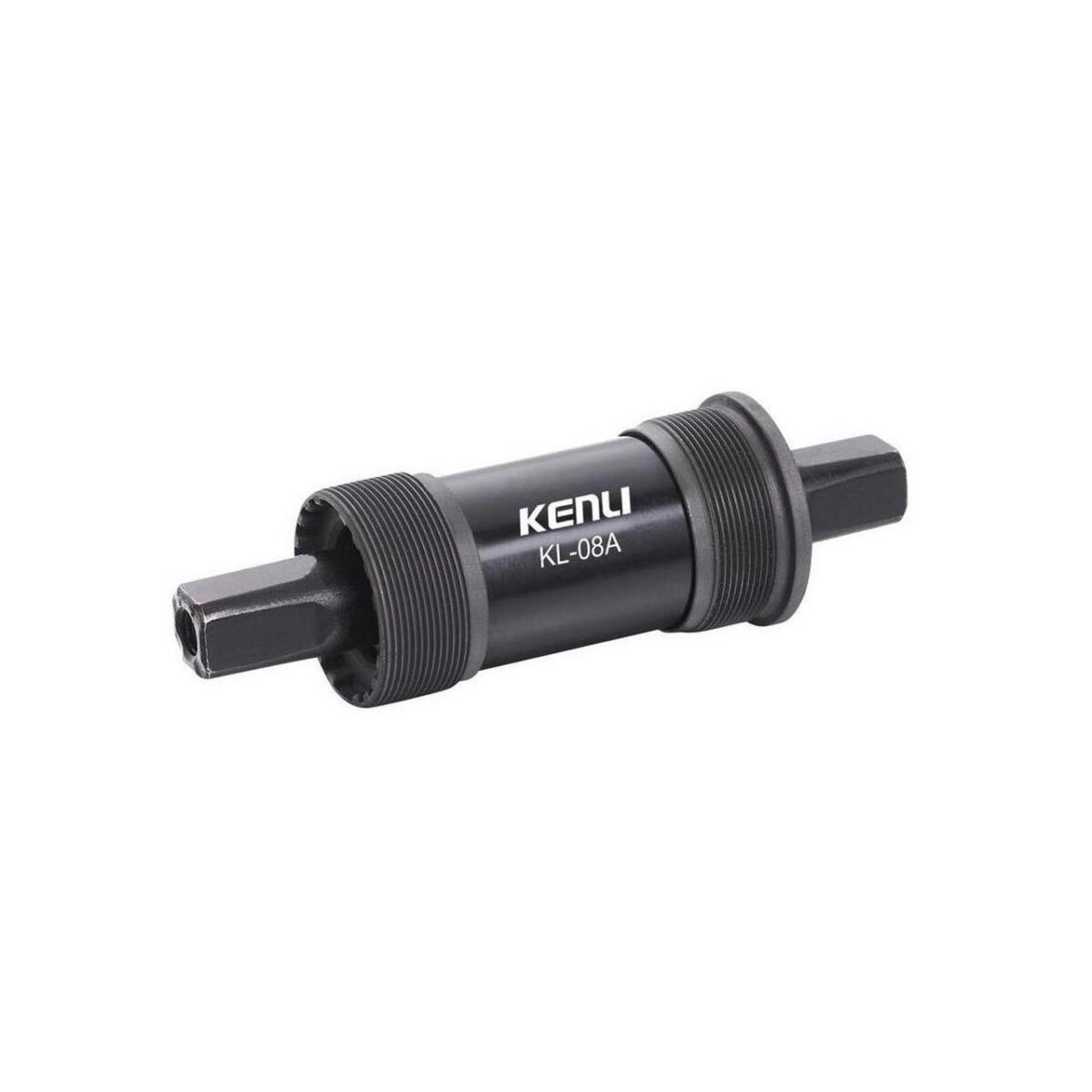 Eje de pedalier de acero de cuadradillo Kenli KL-08A 113mm (en caja)