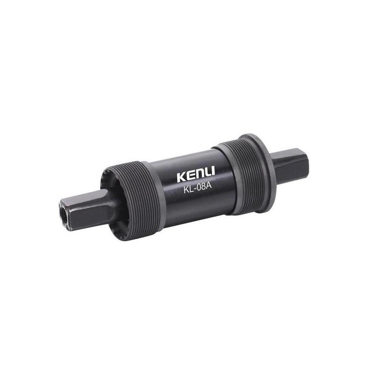 Eje de pedalier de acero de cuadradillo Kenli KL-08A 116mm (en caja)