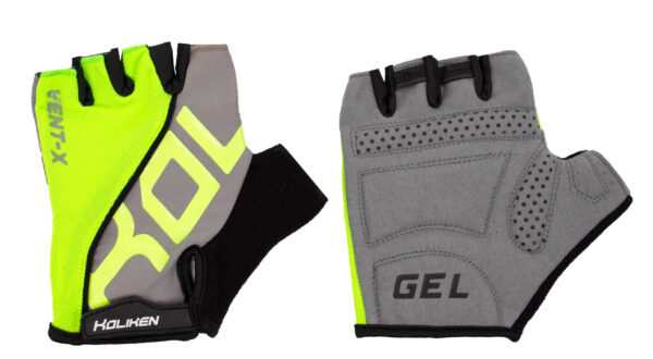 Ergonoomilised geeliga rattakindad - Roheline/Hall (Suurus XL)