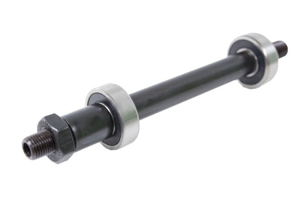 Tagavõll kinniste laagritega rummudele - 3/8" x 145mm, Kiirkinnitus