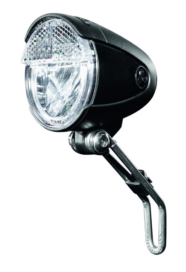 Luz Delantera Trelock LS 583 BIKE-i Retro para Dinamo de Buje Negra