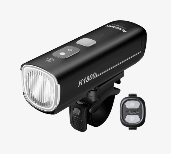 Éclairage avant rechargeable Ravemen K1000 avec technologie IA